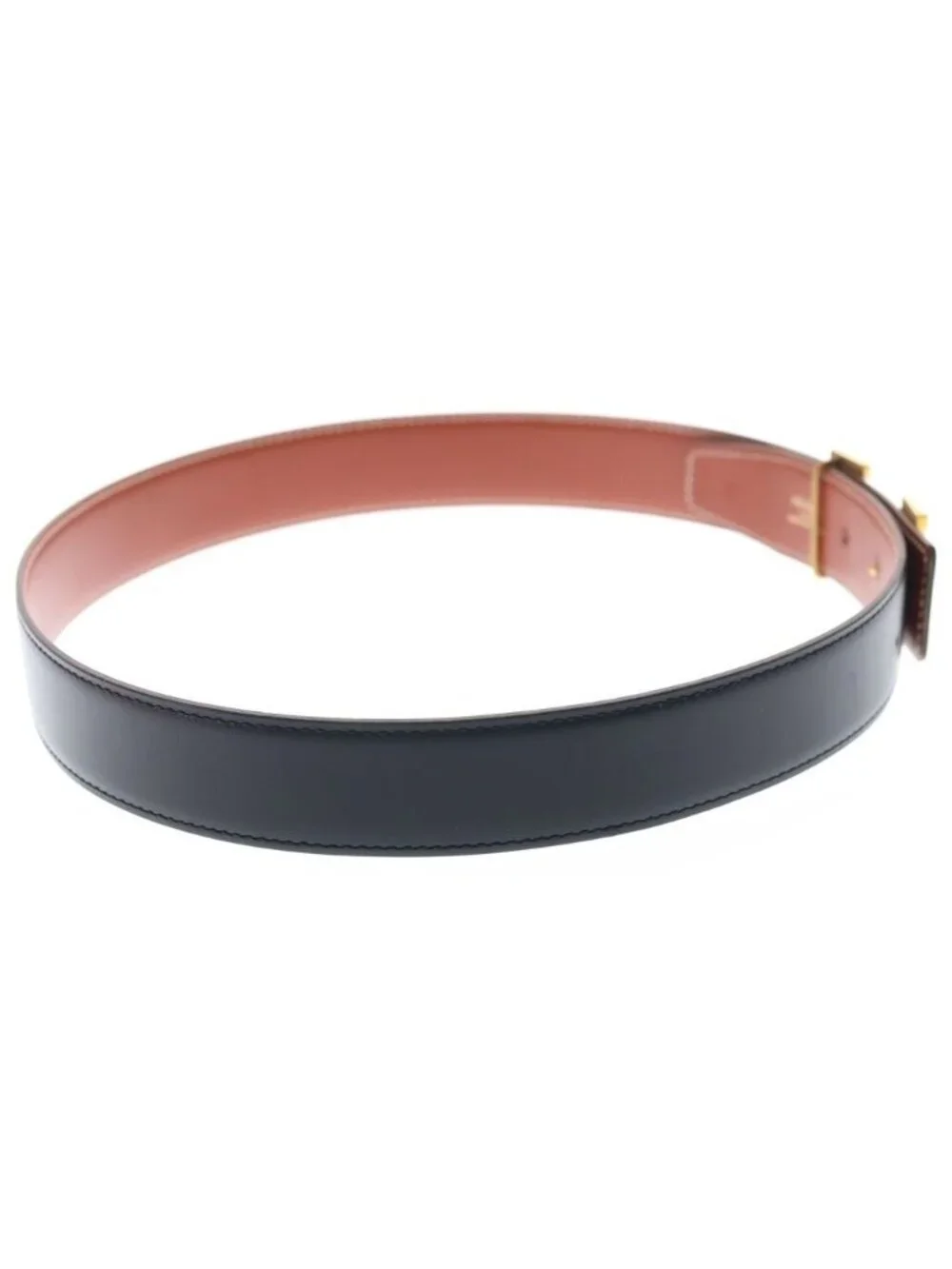 Hermes Constance Belt Buckle Calf Gold Black Brown